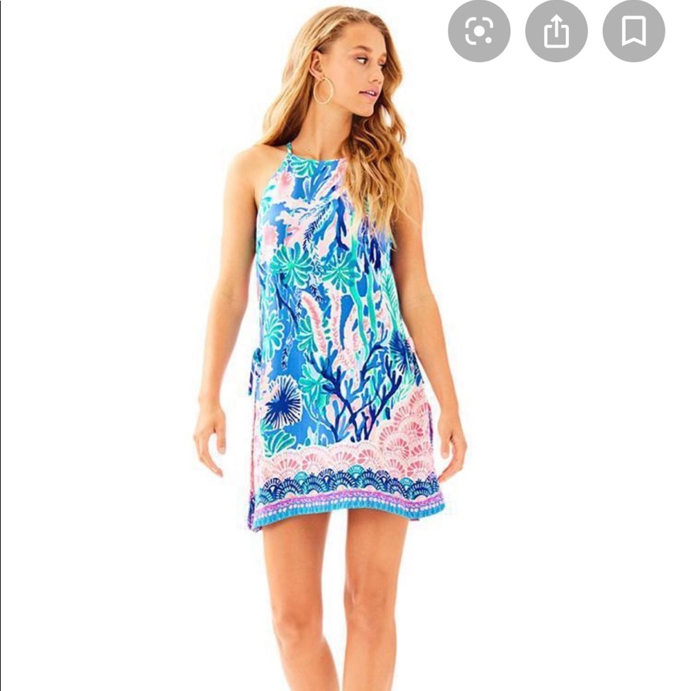 Lilly Pulitzer Pearl Romper- Jet Stream